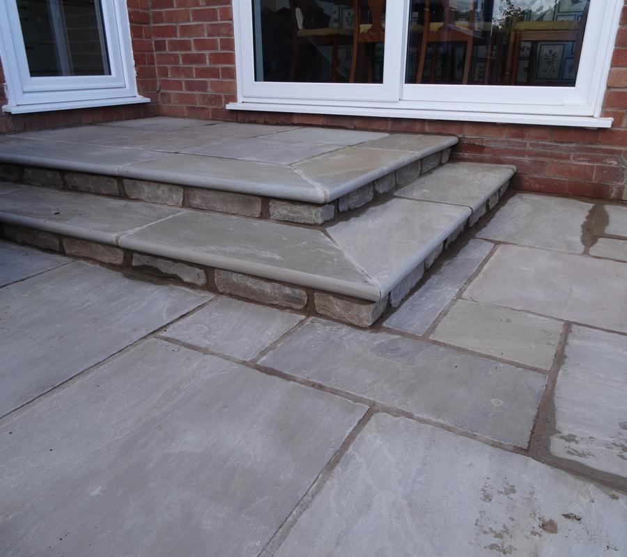 Indian Stone Bullnose Steps